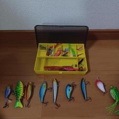 YAMASHITA 釣り仕掛け•釣り用ルアーセット 10個入り ケース付きの画像