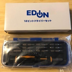 エディオン 12ビットドライバーセット　箱有　ワンコインの画像