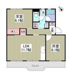 💕カップル・ファミリーにおすすめ✨２LDKのお部屋🎵💕初月…