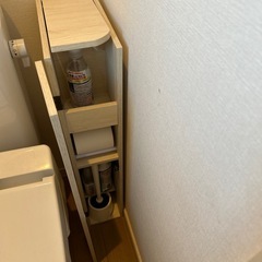ニトリ トイレ収納 家具 棚の画像