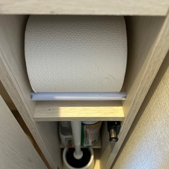 ニトリ トイレ収納 家具 棚の画像