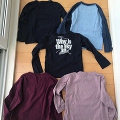 130サイズ　長袖Tシャツ5枚　春秋にの画像