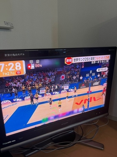 AQUOS 液晶テレビ32型 (うーちゃん) 開成のテレビ《液晶テレビ