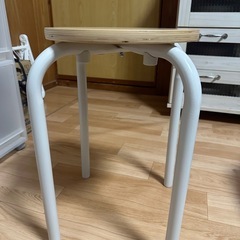 美品☆無印パイプイスの画像