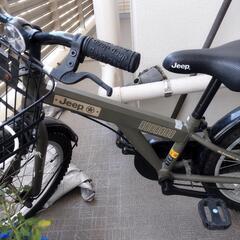 Jeep 18インチ オリーブ 2020年購入 補助輪なしの画像