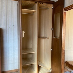 　中古品　洋服タンスの画像