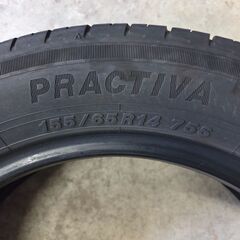 ☆ 155/65R14  バリ溝 夏タイヤのみ4本セット☆の画像
