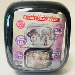 フィギュア　ディスプレイケース　フィギュアケース　LEDライト付き  ブラックの画像