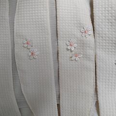 ニトリ　カーテン＆レース＆タッセル＆フック　2窓分セットの画像