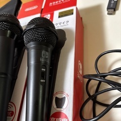 Nintendo Switchカラオケマイク2ほんの画像