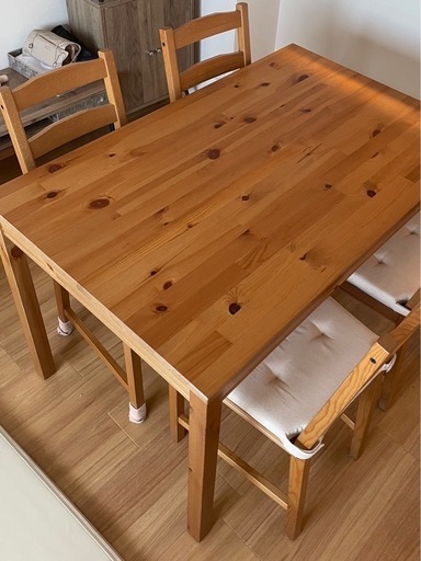 IKEA】ダイニング5点セット (yukari) 岡崎のダイニングセットの