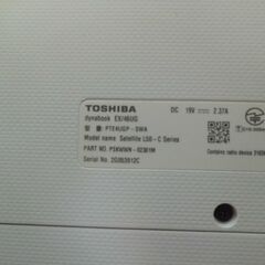 結構美品　白いwin11どうですか？ ﾜｰﾄﾞｴｸｾﾙ2019付　東芝ﾉｰﾄの画像