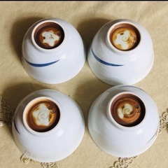 庫山　　　湯呑み　4個セットの画像