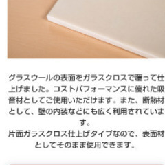 グラスウール防音パネルお譲りしますの画像