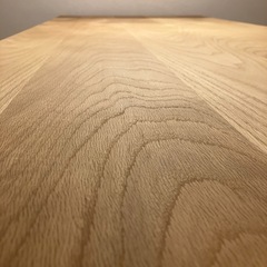 廃盤 無印良品 無垢材 長方形ダイニングテーブル　天板オーク材　説明書有の画像