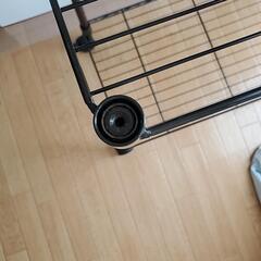【値下げ応相談】鉄製ラック(ブラウン)の画像
