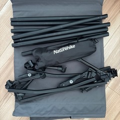 Naturehike キャンプ コット 折りたたみ式 コット 2way コット ワイド 軽量 コンパクト 折り畳める ベッド アウトドア キャンプ用品 簡易 ベッド 耐荷重150kg 収納ケース付き(グレー)の画像
