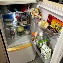 一人暮らし用冷蔵庫の画像