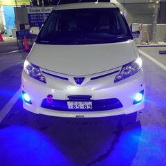 【中期！寒冷地仕様！車高調！LEDヘッドライト！車検令和9年まで！純正コーナーセンサー付き！55万！装備多数！メンテナンスもしっかりやってます】エスティマ50中期 アエラスGエディションの画像