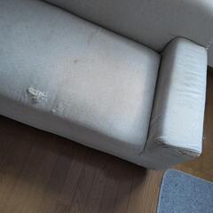 L字形ソファ　無料　3人掛けの画像