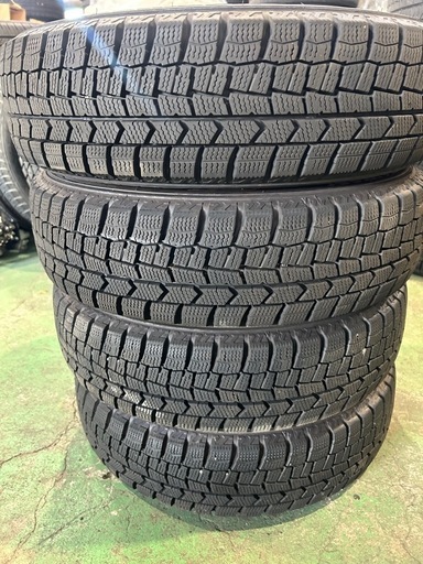 バリ溝　165/65R14 ダンロップ　23年製 155/65R14 ダンロップウインターマックス02 2023年製造ホイール