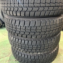 155/65R14 ダンロップ　ウインターマックス02 2023年製造　ホイール付き　4本　うっすら新品線有り　バリ溝
の画像