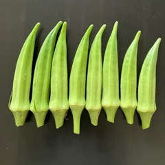 オクラ8本の画像