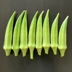 オクラ8本の画像