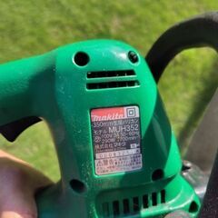 中古マキタ350mm生垣バリカンMUH352の画像