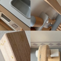 木製 ままごとキッチンの画像