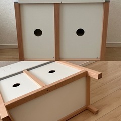 木製 ままごとキッチンの画像