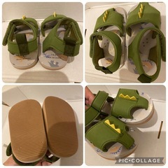 3点セット　試着のみ＆新品　サンダル　スニーカーシューズの画像