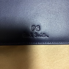 Paul Smith 　ポール・スミス　ネイビー 長財布　箱付き　メンズ　PSの画像