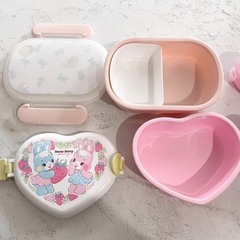 【美品あり】お弁当箱350 250 幼児 こども用 まとめ売りの画像