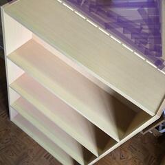 カラーボックス➂　本棚の画像