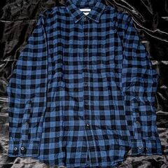 4点セット Mサイズ(JP Lサイズ相当)  Amazon アマゾン エッセンシャル フランネル シャツ 未使用の画像
