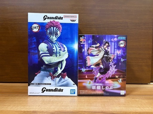 猗窩座　胡蝶しのぶ　童磨　ナルト　サスケ　フィギュア　まとめ売り 鬼滅の刃 胡蝶しのぶ 童磨 猗窩座 フィギュア 3点セット - メルカリ