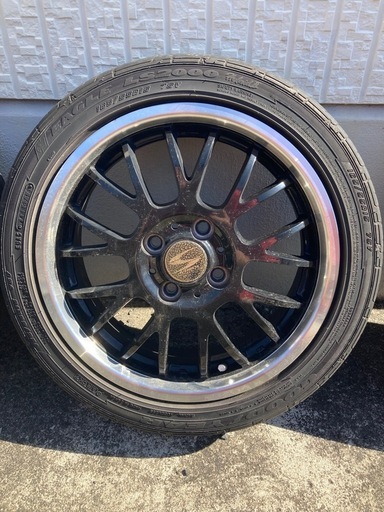 タイヤ付き15インチアルミホイール4本