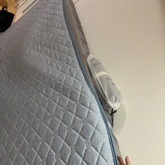 セミダブルベッド
　ポケットコイルマットレスカバー付きの画像