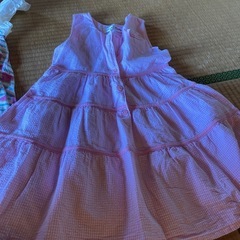 中古　120 女児　ワンピース　2着セットの画像
