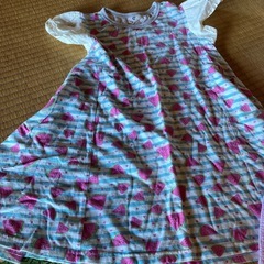 中古　120 女児　ワンピース　2着セットの画像