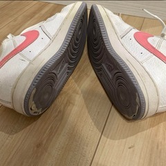 NIKE エアフォース1 キッズ 20cm ピンク/ホワイトの画像