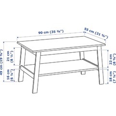 IKEAのLUNNARPコーヒーテーブルの画像