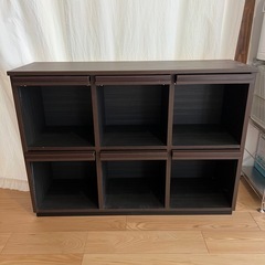 レコード棚の画像