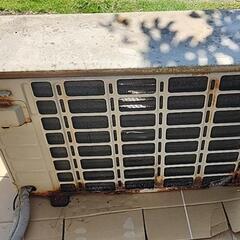 三菱 霧ヶ峰 エアコン 室内機x2個 室外機1個 動きません ガスなしの画像