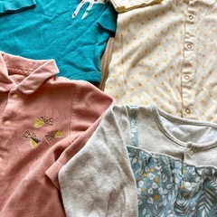 女の子 70センチ 子供服 秋冬服 長袖多め 11点セットの画像