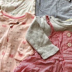 女の子 70センチ 子供服 秋冬服 長袖多め 11点セットの画像