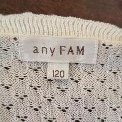 anyFAM レースカーディガンの画像