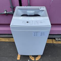 Z023★2022年製★ニトリ　洗濯機　6KG ホワイト　一人暮らしの画像