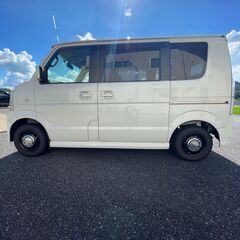 滋賀県 エブリィワゴン 4WD ロールーフ H24年 後期型 da64w パールホワイトの画像